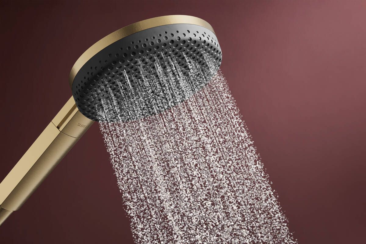 Dušo komplektas hansgrohe Raindance Alive Select S, bronzos 24602140