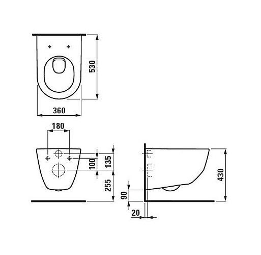 Komplektas: rėmas Grohe Rapid SL 5-in-1 ir unitazas Laufen Pro Rimless su Soft Close dangčiu