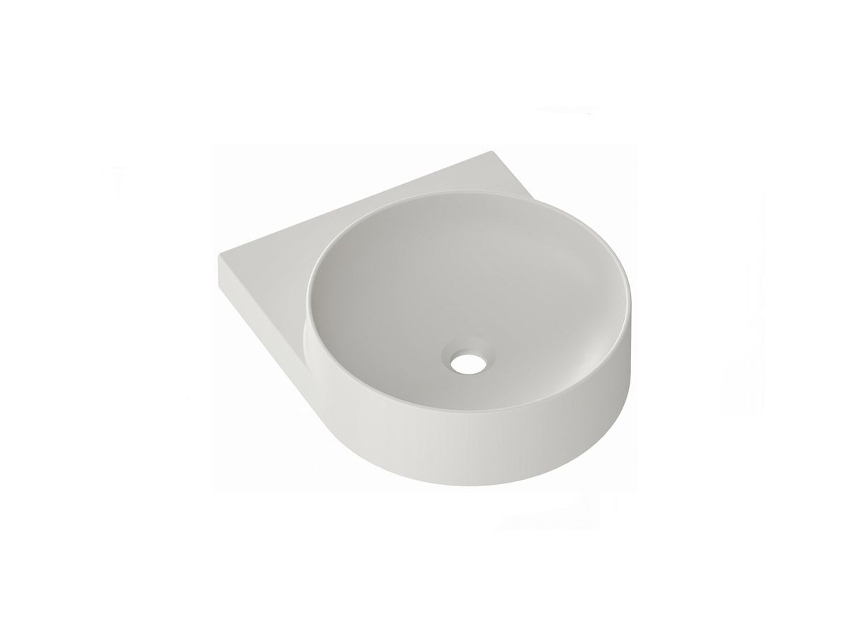Keraminis praustuvas Ravak Yard 40, be angos maišytuvui, Smoke Grey, XJX0O040000
