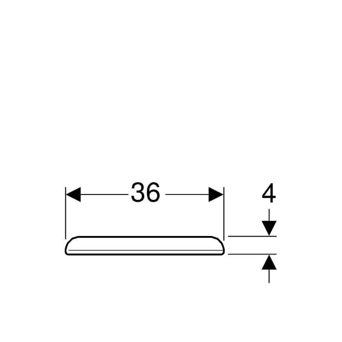 WC dangtis Geberit MY DAY soft close, baltas 575410000 WC dangtis Geberit MY DAY soft close, baltas 575410000