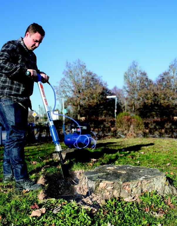 Daugiafunkcis pneumatinis įrankis AERO SPADE, Scheppach