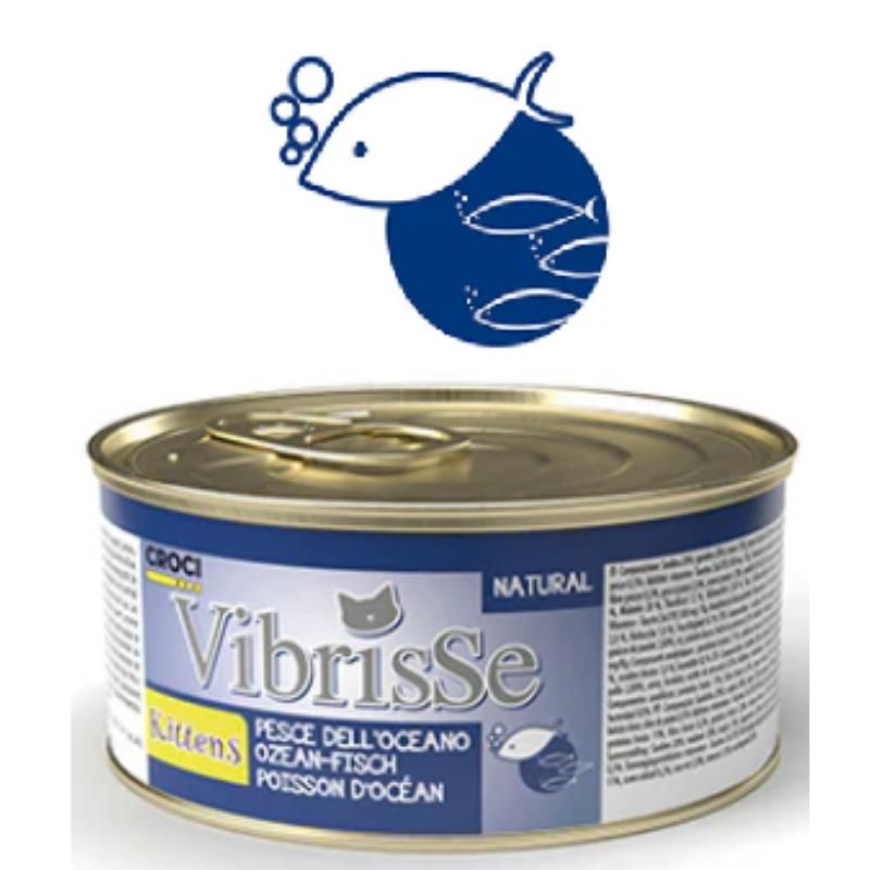 VIBRISSE kons. kačiukam su žuvimi 70g 12vnt (24), C1018751