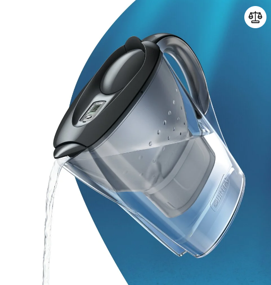 Vandens filtravimo ąsotis BRITA Marella Cool Graphite, 2,4 l