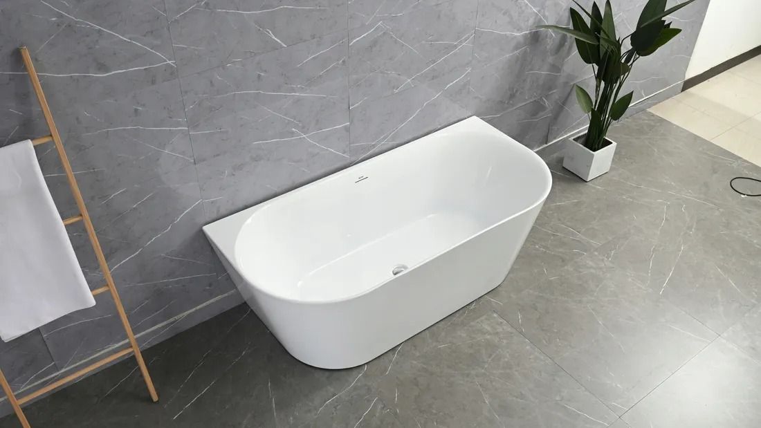 Vonia Braider RESTIA SLIM glaudžiama prie sienos 1600*750 mm balta su chromuotu sifonu Vonia Braider RESTIA SLIM glaudžiama prie sienos 1600*750 mm balta su chromuotu sifonu