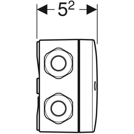 Potinkinis montavimo rinkinys Geberit Duofresh 244120001