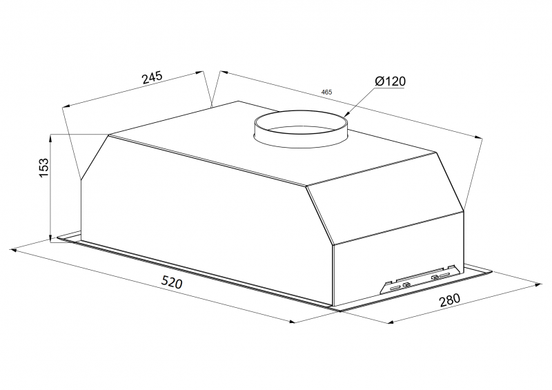 Įmontuojamas gartraukis Schlosser HOM52WH Įmontuojamas gartraukis Schlosser HOM52WH