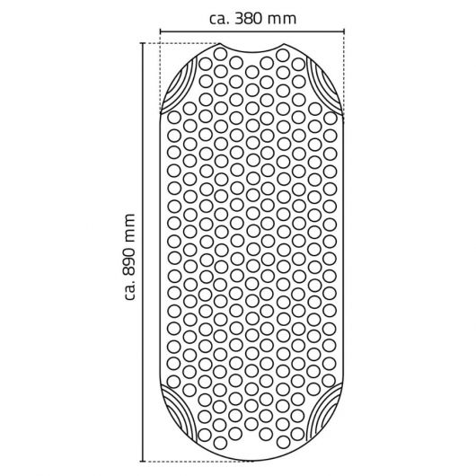 Neslystantis vonios kilimėlis Ridder Techno Plus, A6800107