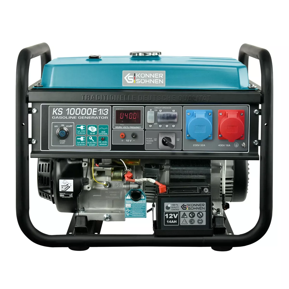 Generatorius benzininis 8000W KS 10000E 1/3 KÖNNER & SÖHNEN