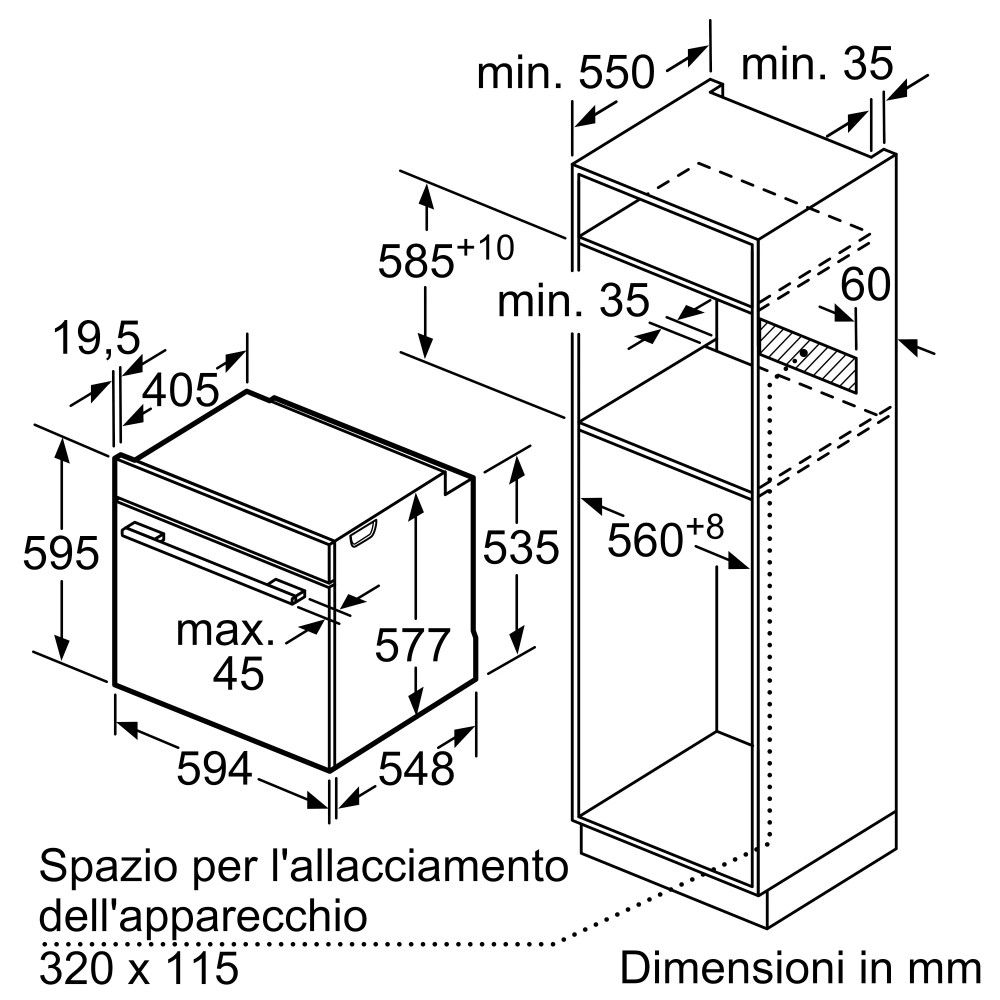 Įmontuojama orkaitė su garų funkcija Siemens HS958GCB1