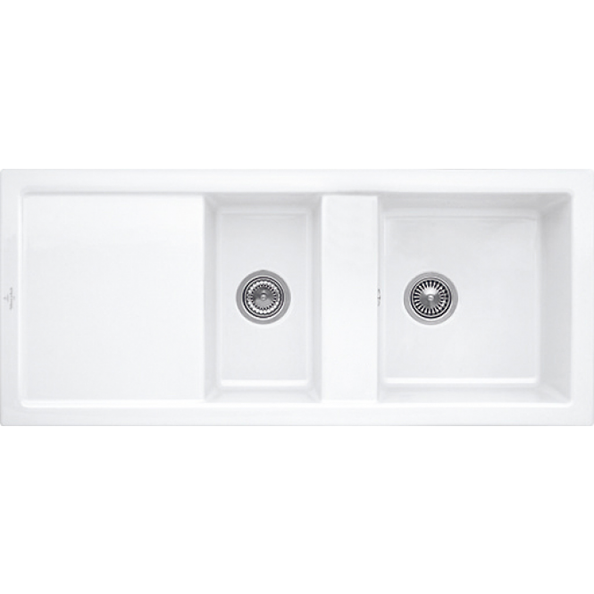Keramikinė plautuvė Villeroy & Boch Subway 80 Balta blizgi