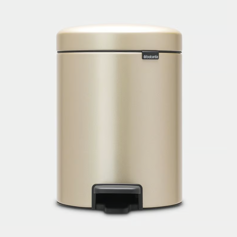 Šiukšlių dėžė Brabantia NewIcon 5L, Metallic Gold, 304422