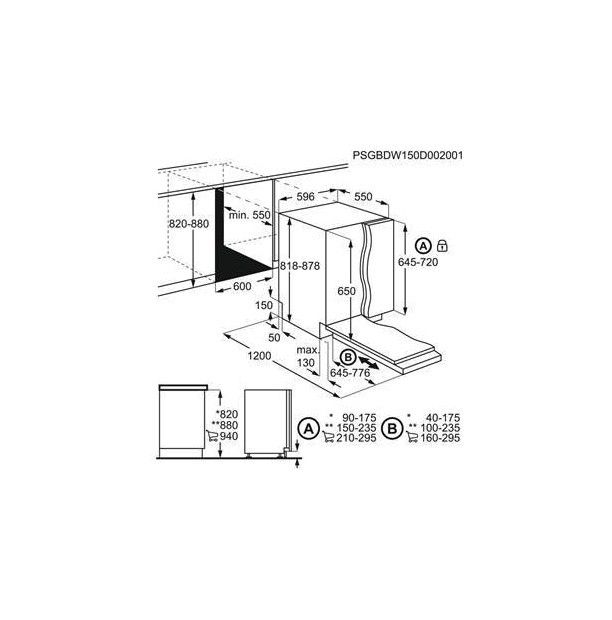 Įmontuojama indaplovė Electrolux EES48200L