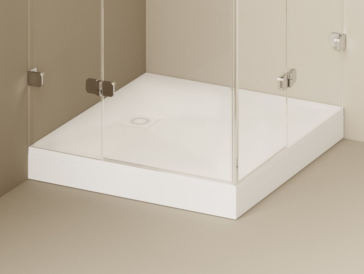 Dušo padėklas PAA Lettera KV100 100×100 cm komplektas