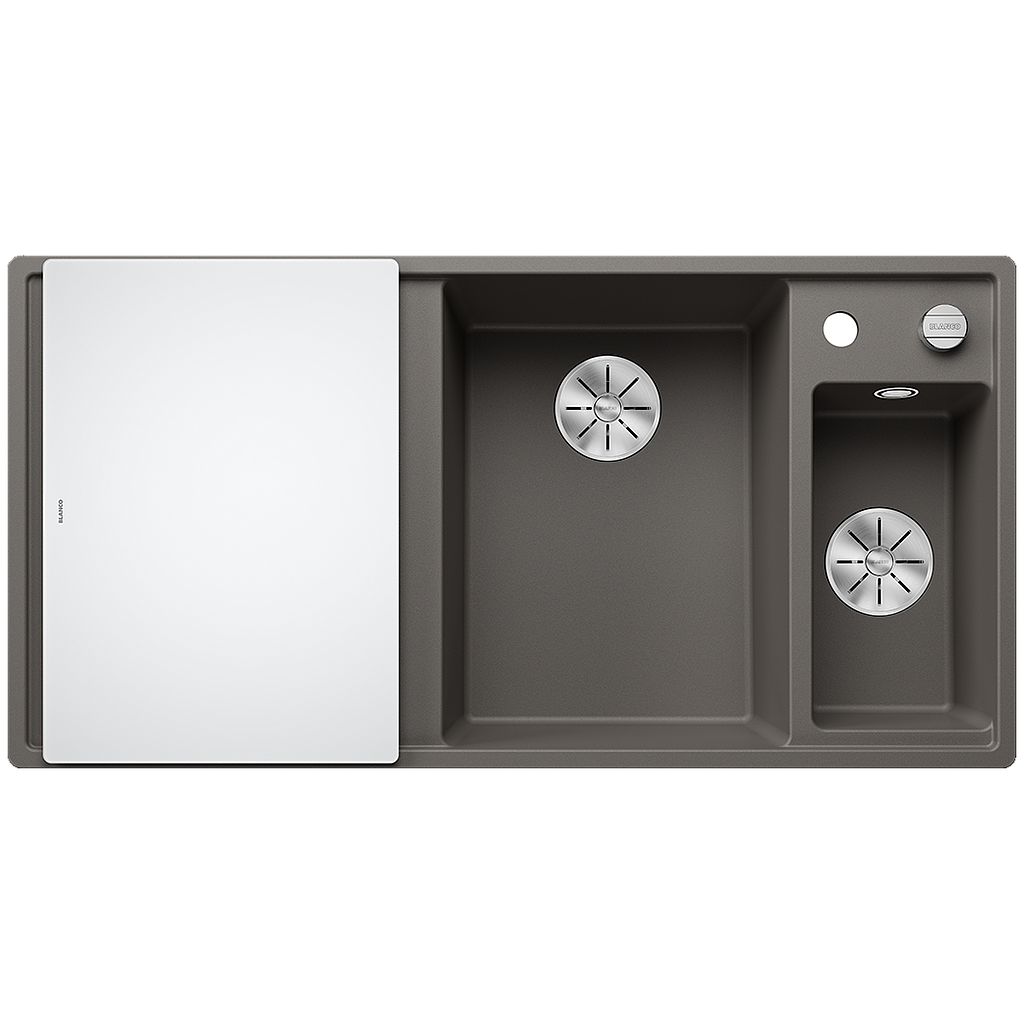Silgranitinė plautuvė BLANCO AXIA III 6 S RE SILG Pilka Z.GL InFino M.AF