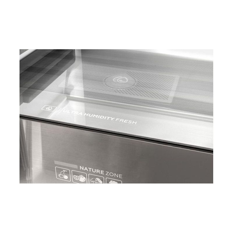 Sidabrinės spalvos Side-by-Side tipo šaldytuvas su šaldikliu Lord C26 Sidabrinės spalvos Side-by-Side tipo šaldytuvas su šaldikliu Lord C26