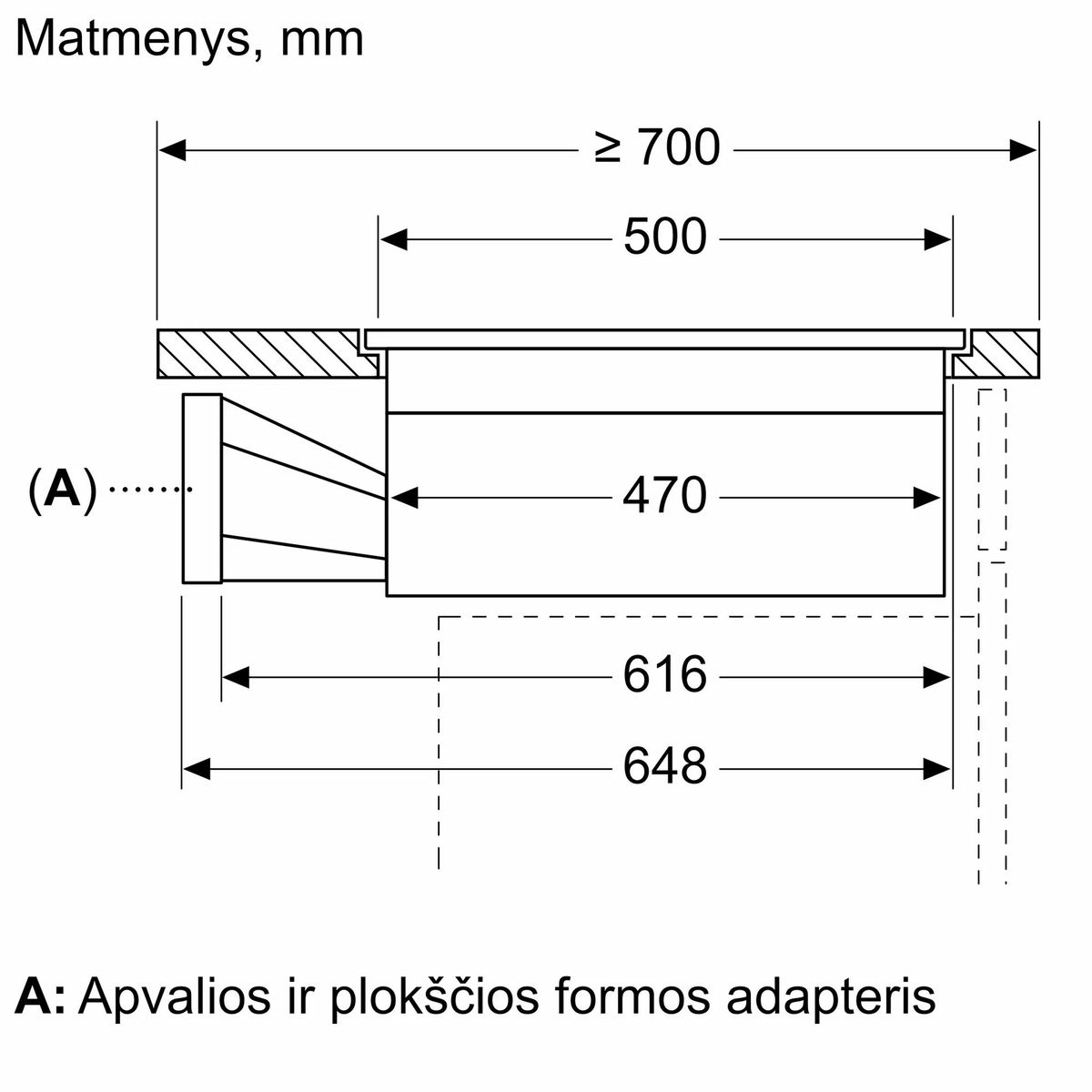 Įmontuojama indukcinė kaitlentė su integruotu gartraukiu Neff V68PYX4C0 Įmontuojama indukcinė kaitlentė su integruotu gartraukiu Neff V68PYX4C0