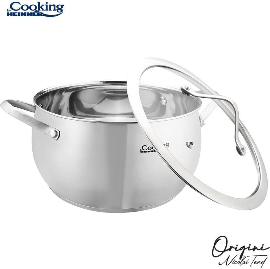Puodas nerūdijančio plieno su teflono danga 4.3L 22x11.5cm HR-RW-T043 HEINNER Puodas nerūdijančio plieno su teflono danga 4.3L 22x11.5cm HR-RW-T043 HEINNER