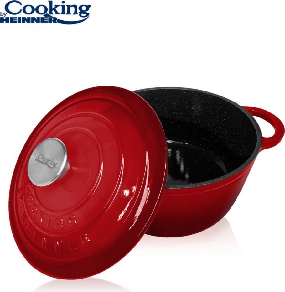 Puodas emaliuotas ketaus 2.9L 22x9.5cm HR-KN-C29 HEINNER Puodas emaliuotas ketaus 2.9L 22x9.5cm HR-KN-C29 HEINNER