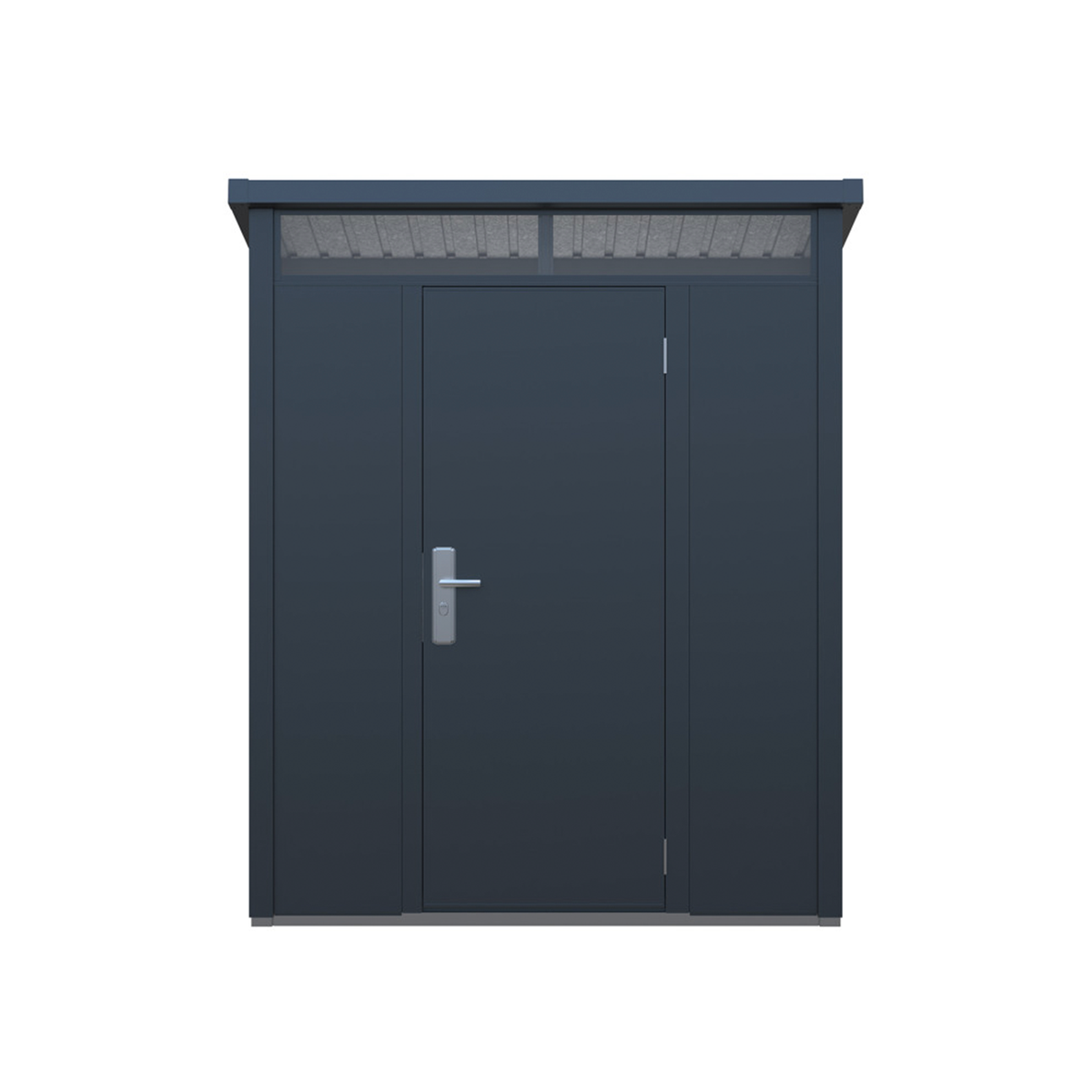 Metalinis sandėliukas su stoglangiu Premium, 2,6 m2