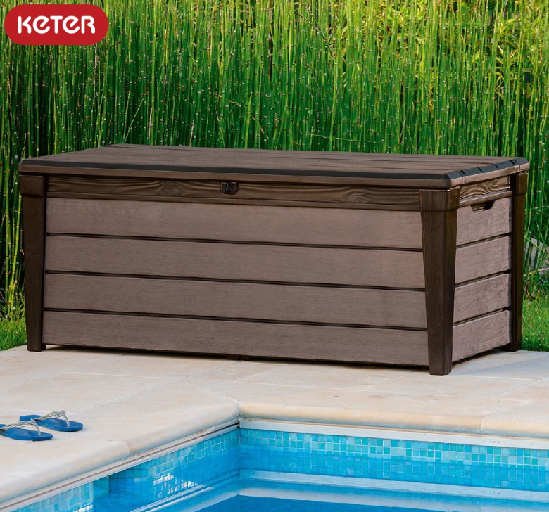 Daiktadėžė Keter Brushwood ruda 455L , K230408