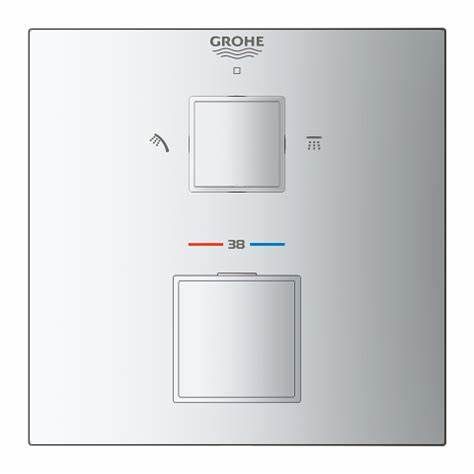 Potinkinis dušo maišytuvas Grohe Grohtherm Cube, chromas, 24154000