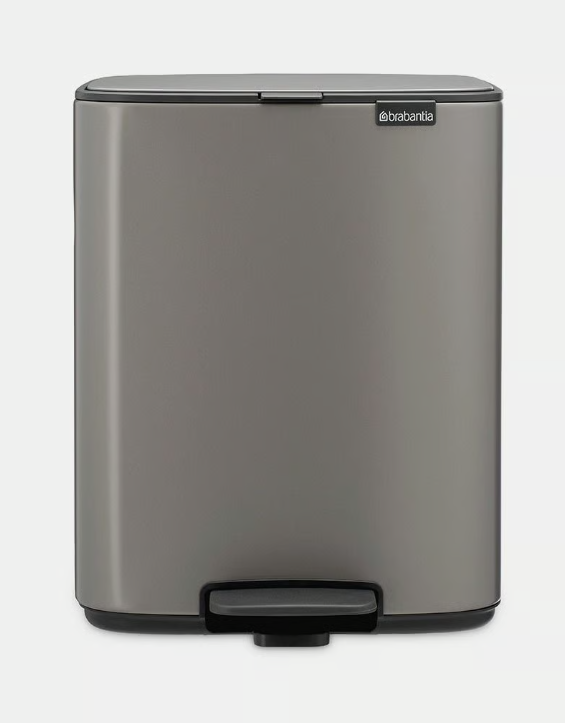 Šiukšlių dėžė Brabantia Bo, 12L., Platinum, 238062