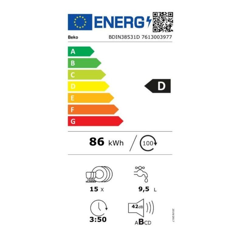 Indaplovė Beko BDIN38531D