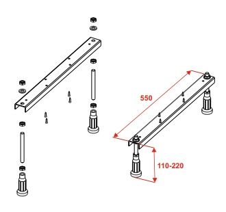 Kojos voniai Riho long universal 207116
