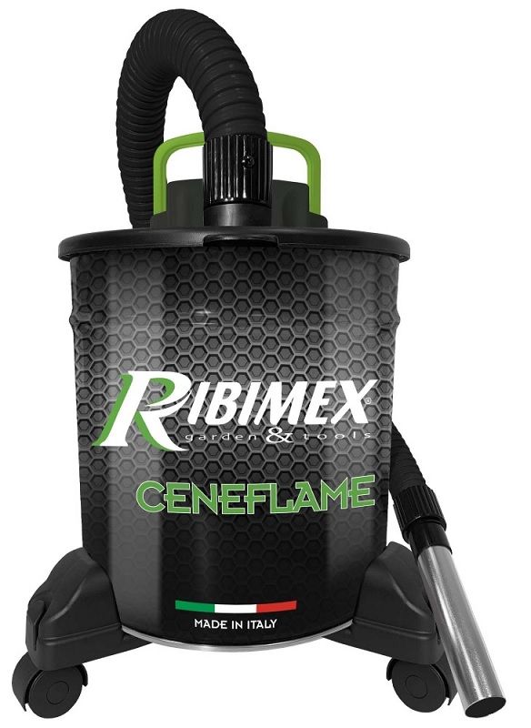 Pelenų siurblys Ribimex Ceneflame, su ratukais 1200W, 18L talpa