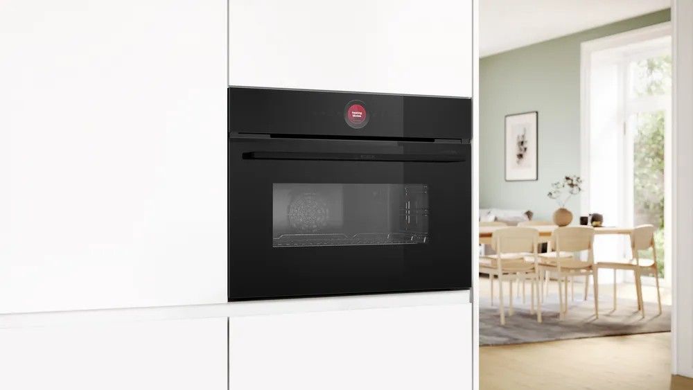 Įmontuojamoji kompaktinė orkaitė su mikrobangų funkcija Bosch CMG9241B1 Įmontuojamoji kompaktinė orkaitė su mikrobangų funkcija Bosch CMG9241B1
