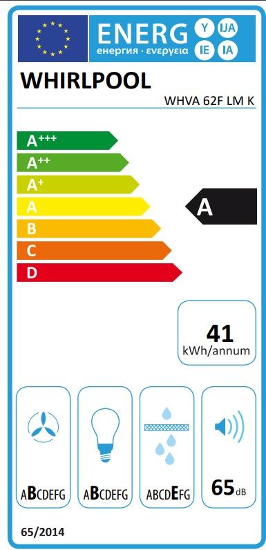 Gartraukis Whirlpool WHVA 62F LM K Gartraukis Whirlpool WHVA 62F LM K