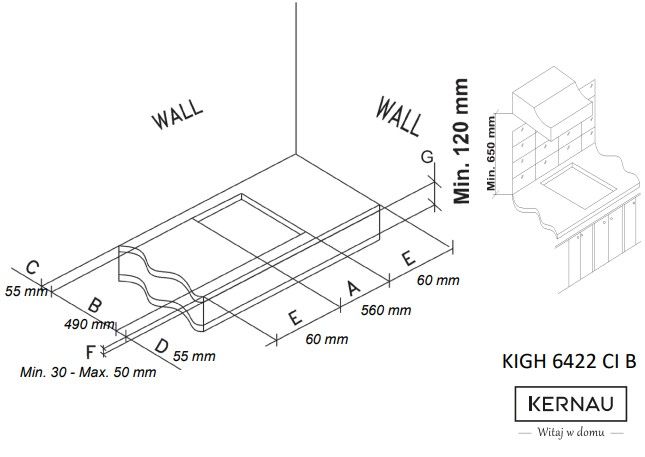 Kaitlentė Kernau KERNAU KIGH 6422 CI B