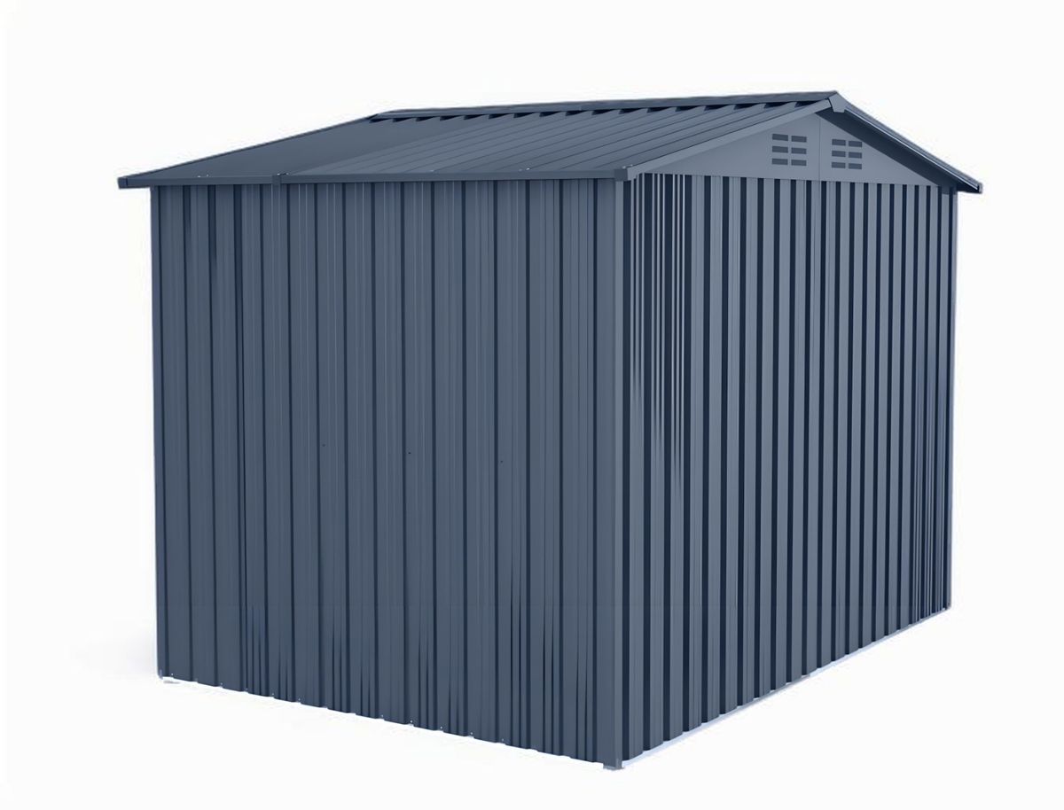 Metalinis sandėliukas HATIS, 9,73 m2, antracito Metalinis sandėliukas HATIS, 9,73 m2, antracito