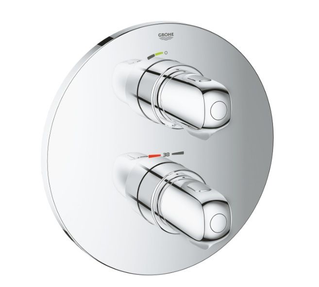 Potinkinio termostatinio dušo maišytuvo dangtelis Grohe GROHTHERM 1000 New, chromas 19984000 Potinkinio termostatinio dušo maišytuvo dangtelis Grohe GROHTHERM 1000 New, chromas 19984000