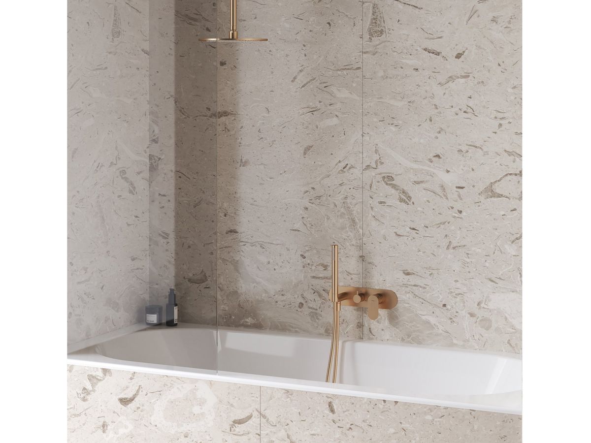 Ravak Eleganta Potinkinis maišytuvas be korpuso, 3 funkcijų, su dušo komplektu, Rose Gold Brushed X070370