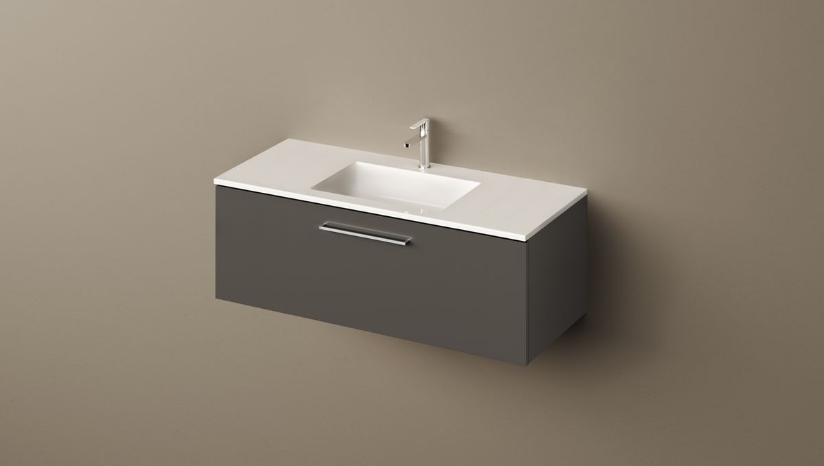 Akmens masės praustuvas PAA Loto 120x49 cm baltas ILOT1200/00