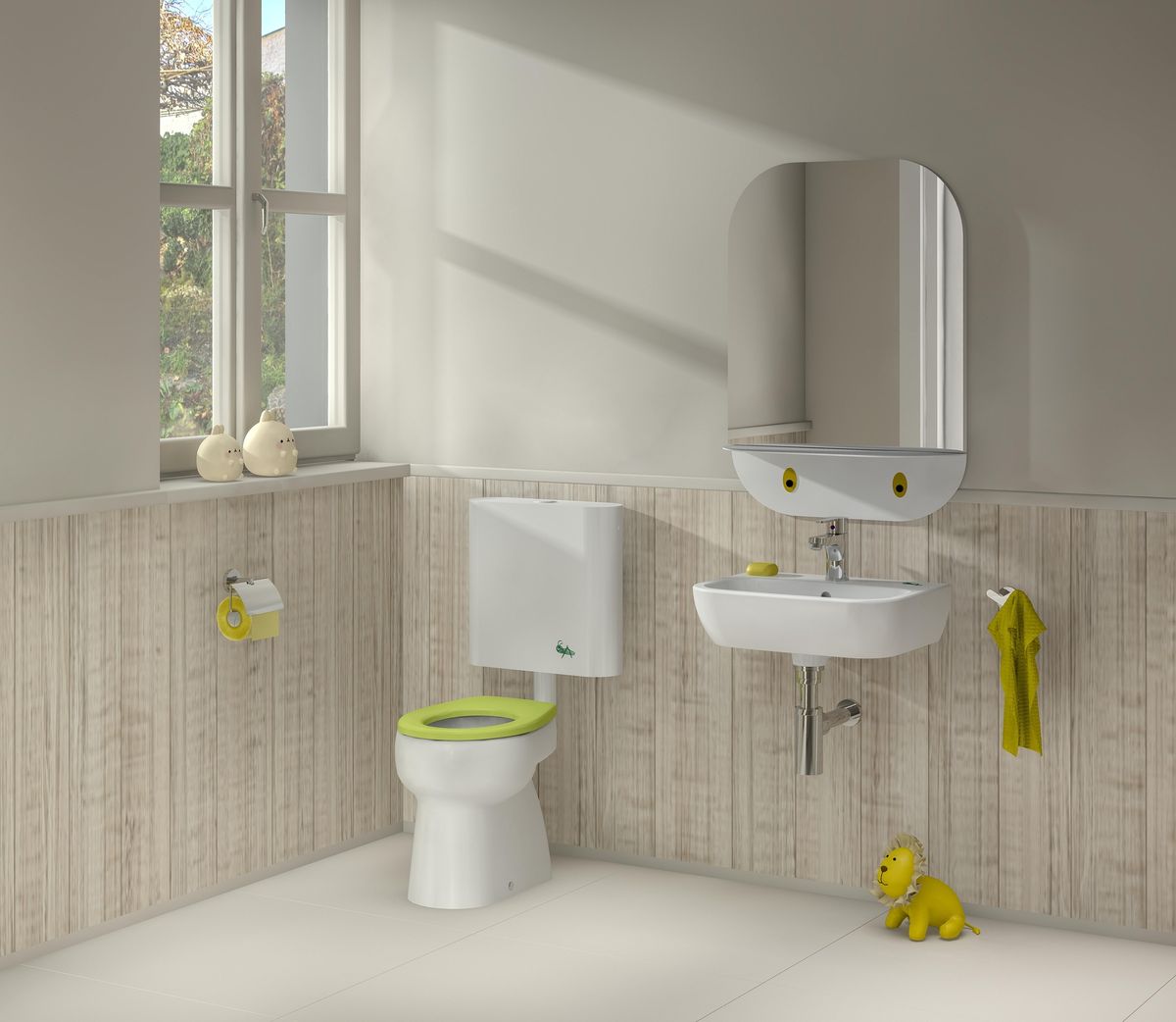 Vaikiškas WC klozetas Jika BABY keramika/balta H8220360000001