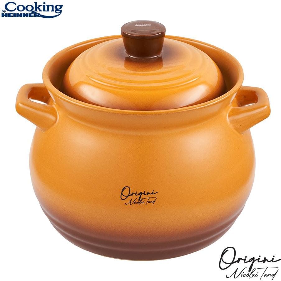 Puodas keramikinis 6L 19x19.5cm HR-FJ-070 HEINNER Puodas keramikinis 6L 19x19.5cm HR-FJ-070 HEINNER