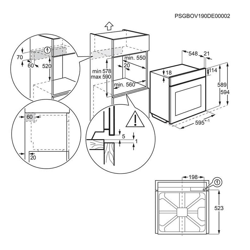 Orkaitė ELECTROLUX EOP7X87H