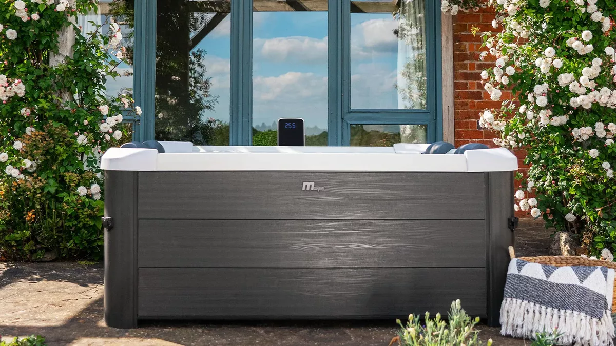 Šildomas baseinas MSpa OSLO AERO PLUS su UVC dezinfekavimu ir hidromasažu bei WIFI