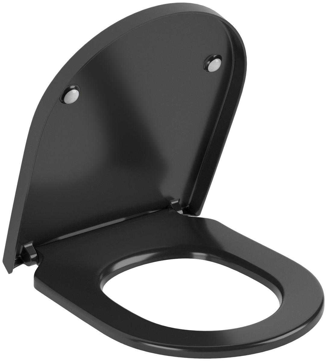 WC dangtis su sėdyne SUBWAY 3.0 soft close, Pure black 8M42S1R7