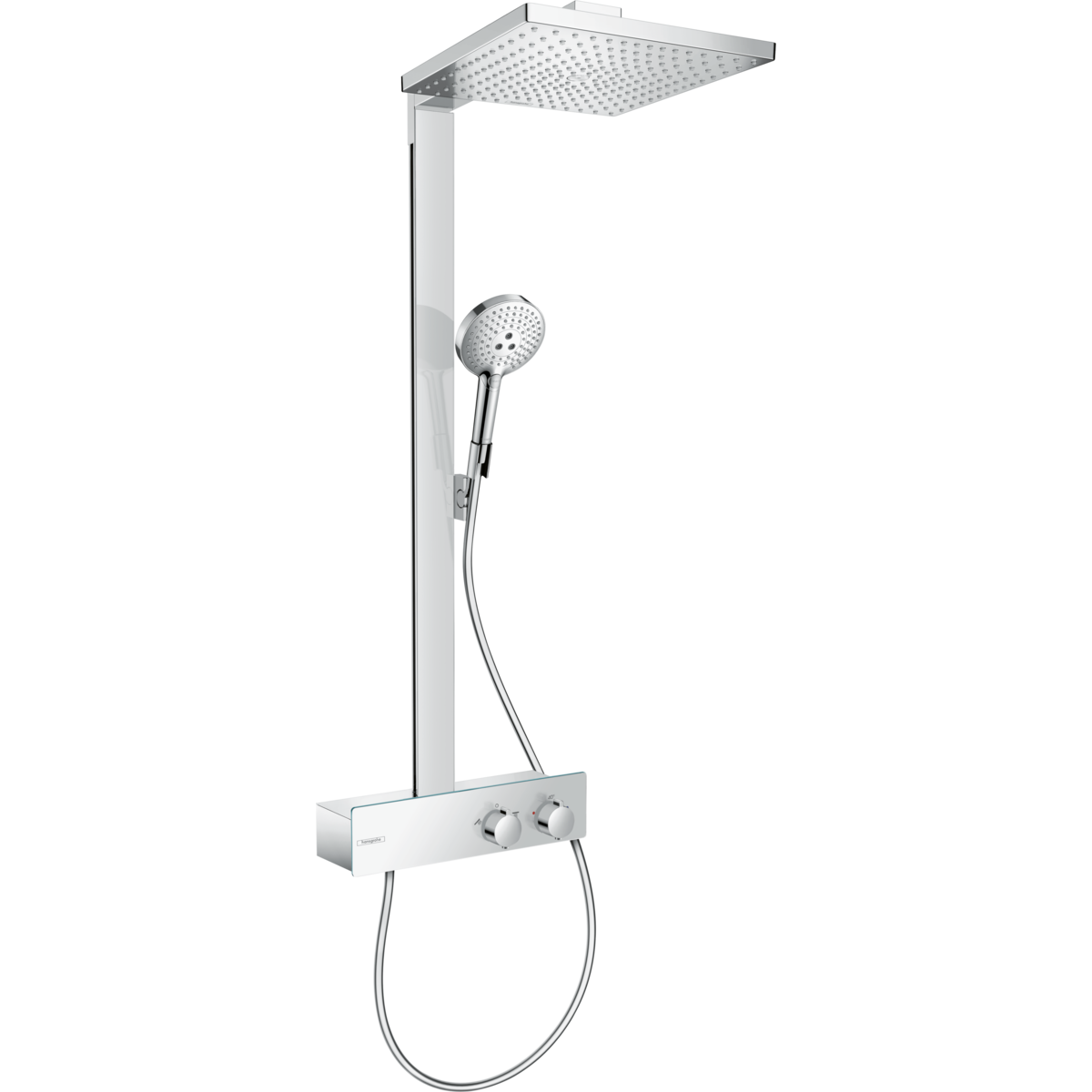 Dušo sistema Hansgrohe RAINDANCE E 300 1Jet ShowerTablet 350, chromas 27361000