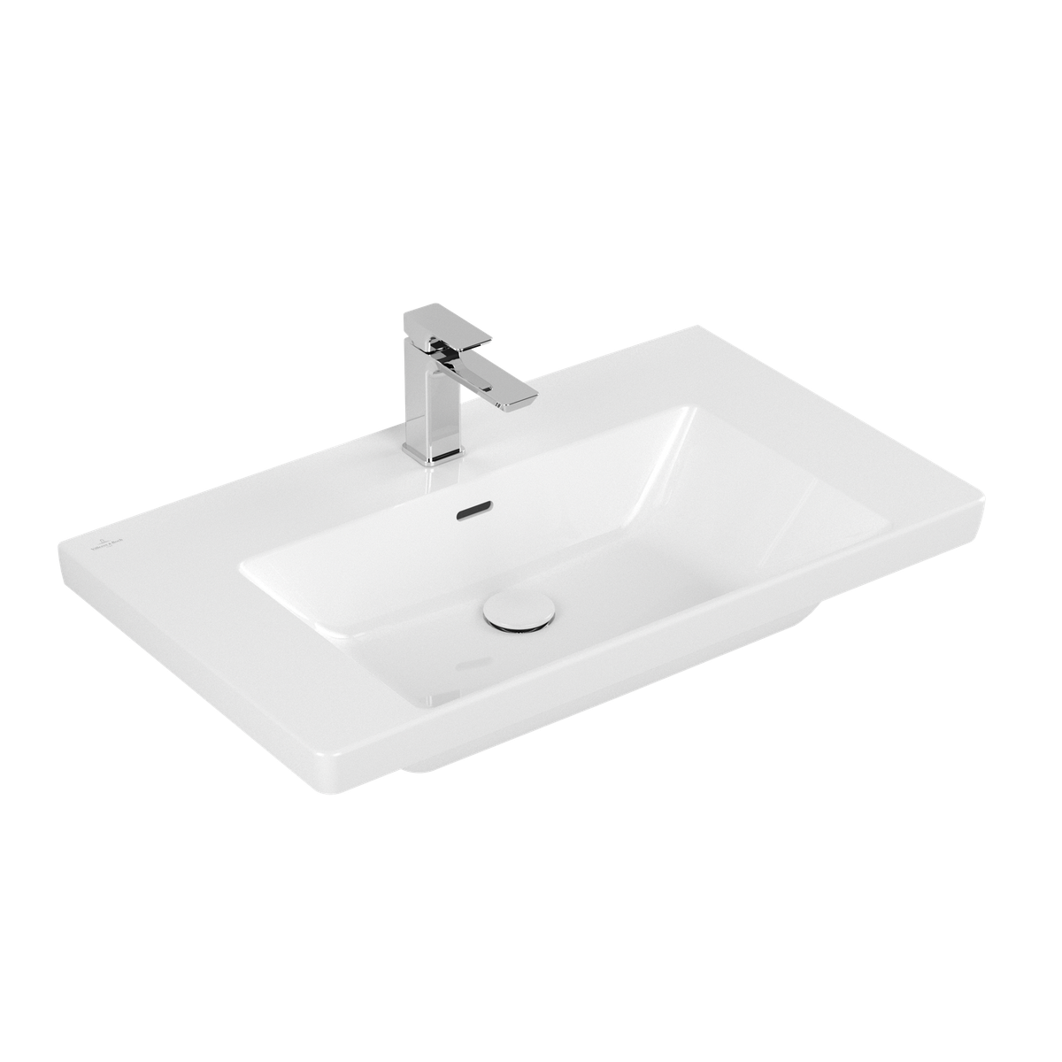 Praustuvas Villeroy & Boch SUBWAY 3.0, 800x470 mm, baltas CeramicPlus, 4A7080R1