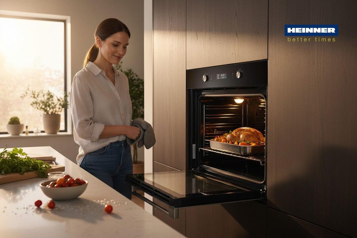 Įmontuojama 70L orkaitė su savaiminio išsivalymo funkcija, HBO-M7010GCDRP-GBK HEINNER Įmontuojama 70L orkaitė su savaiminio išsivalymo funkcija, HBO-M7010GCDRP-GBK HEINNER