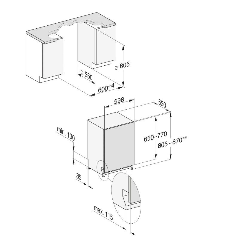 Indaplovė MIELE G 7980 SCVi K2O OSW