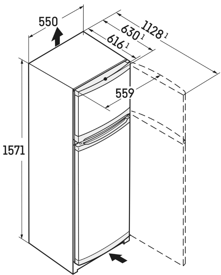 Šaldytuvas LIEBHERR CTe 2931