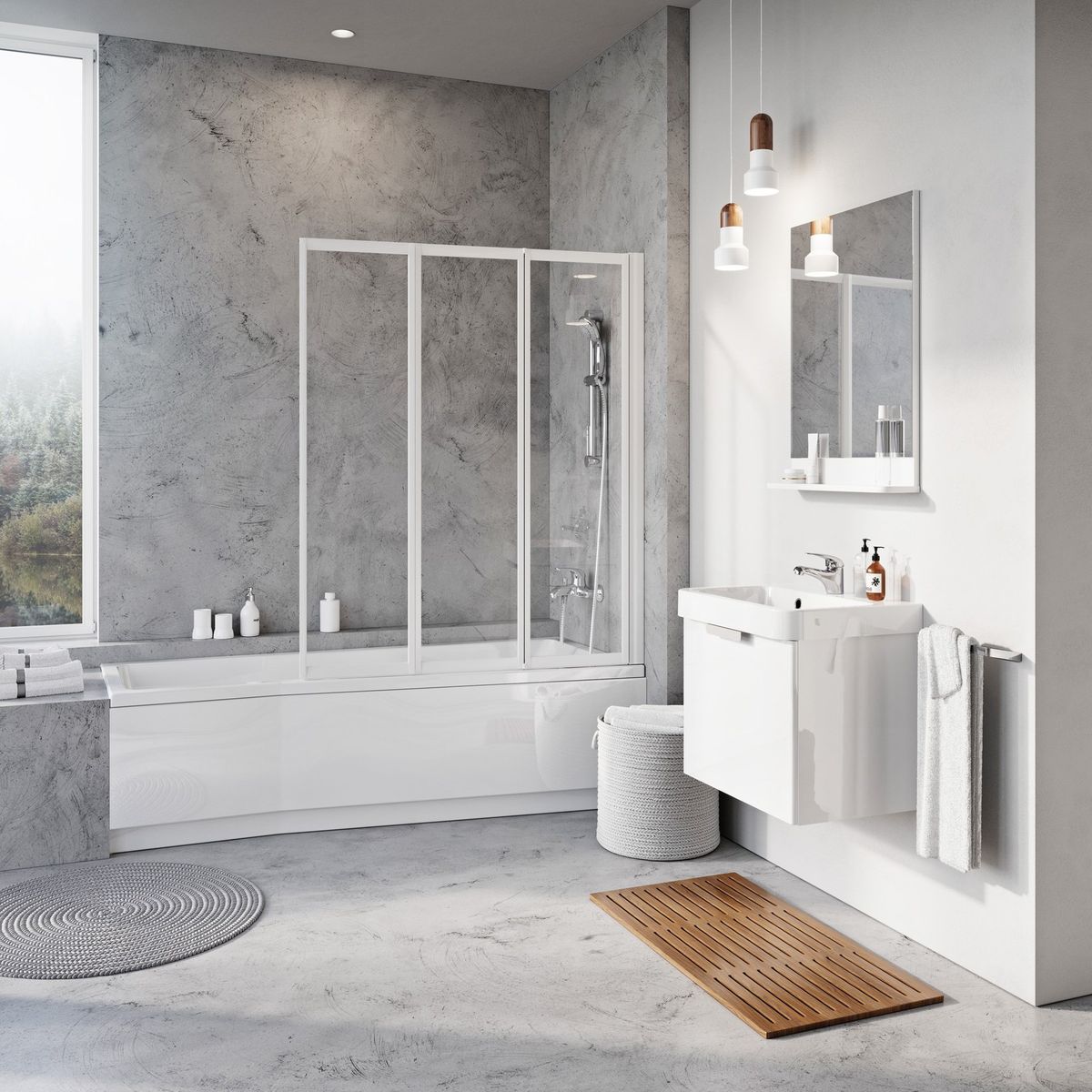 Vonia BE HAPPY II 160x75 L, balta C961000000