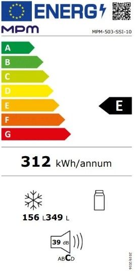 Šaldytuvas MPM-503-SS1-10