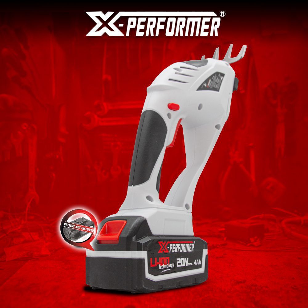 Akumuliatorinės gyvatvorių genėjimo žirklės 2 in 1 X-PERFORMER, XPCSTH20LI Akumuliatorinės gyvatvorių genėjimo žirklės 2 in 1 X-PERFORMER, XPCSTH20LI