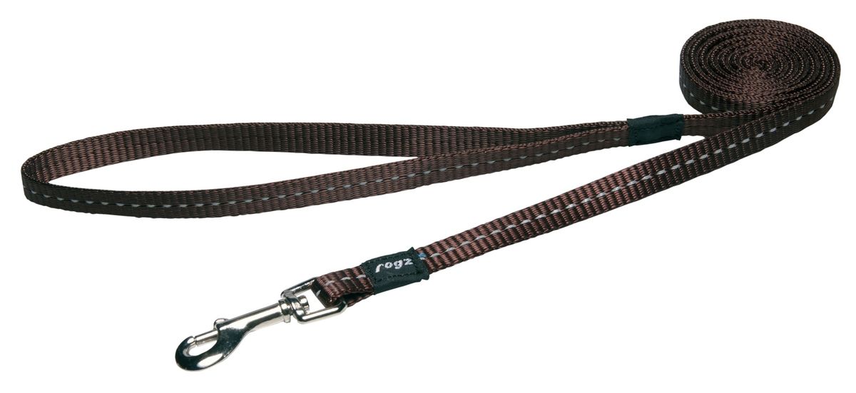 ROGZ minkštas atspindintis rudas pavadys HL14J, HL14J